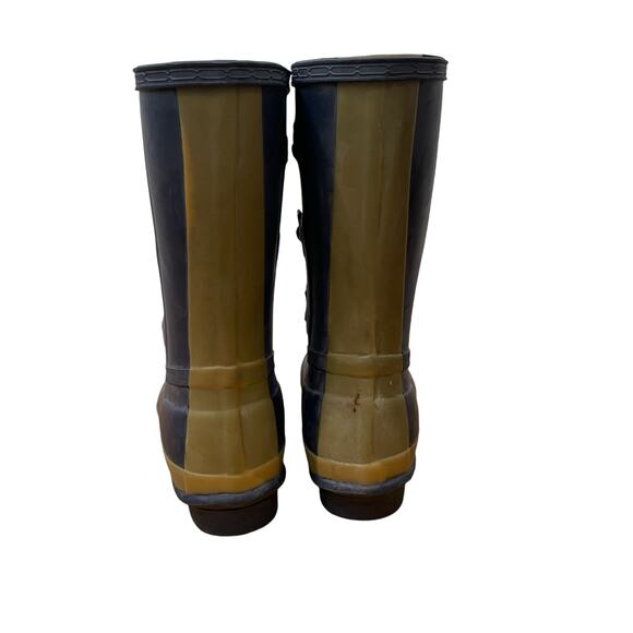 Hunter Boots Sascha Blue Lace Up Rain Boots Size 7F/ 6M - Picture 6 of 12